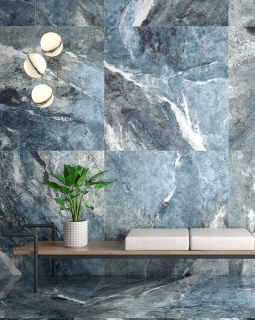 Amazona Blue High Gloss 60x120