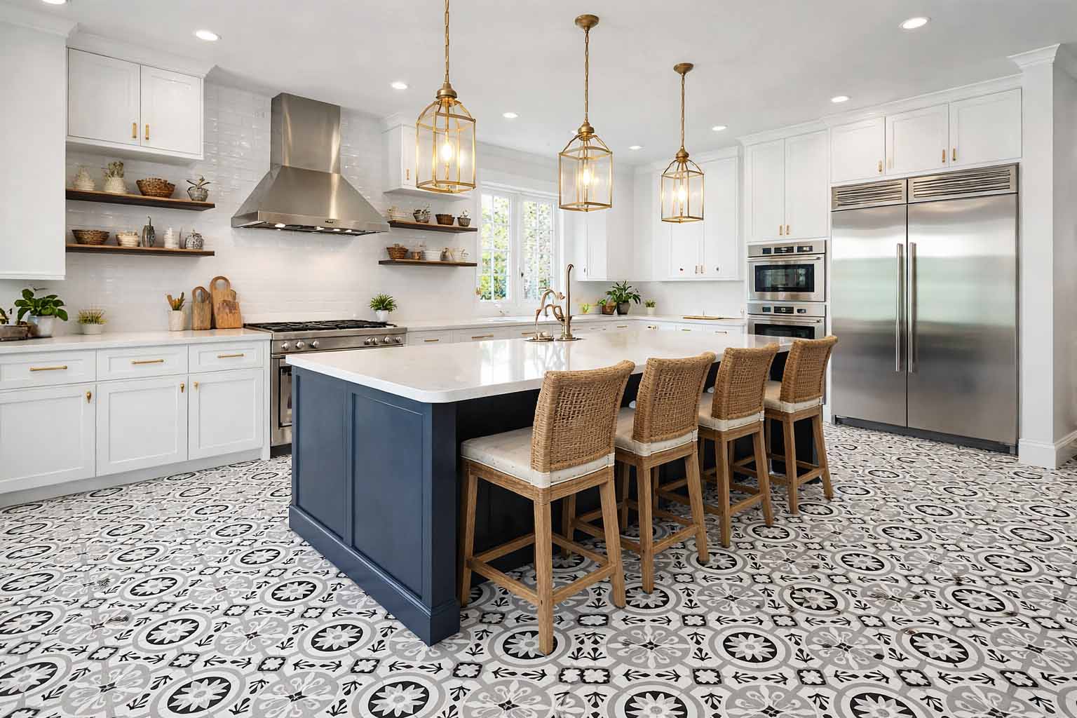 Patterned Kitchen Tiles