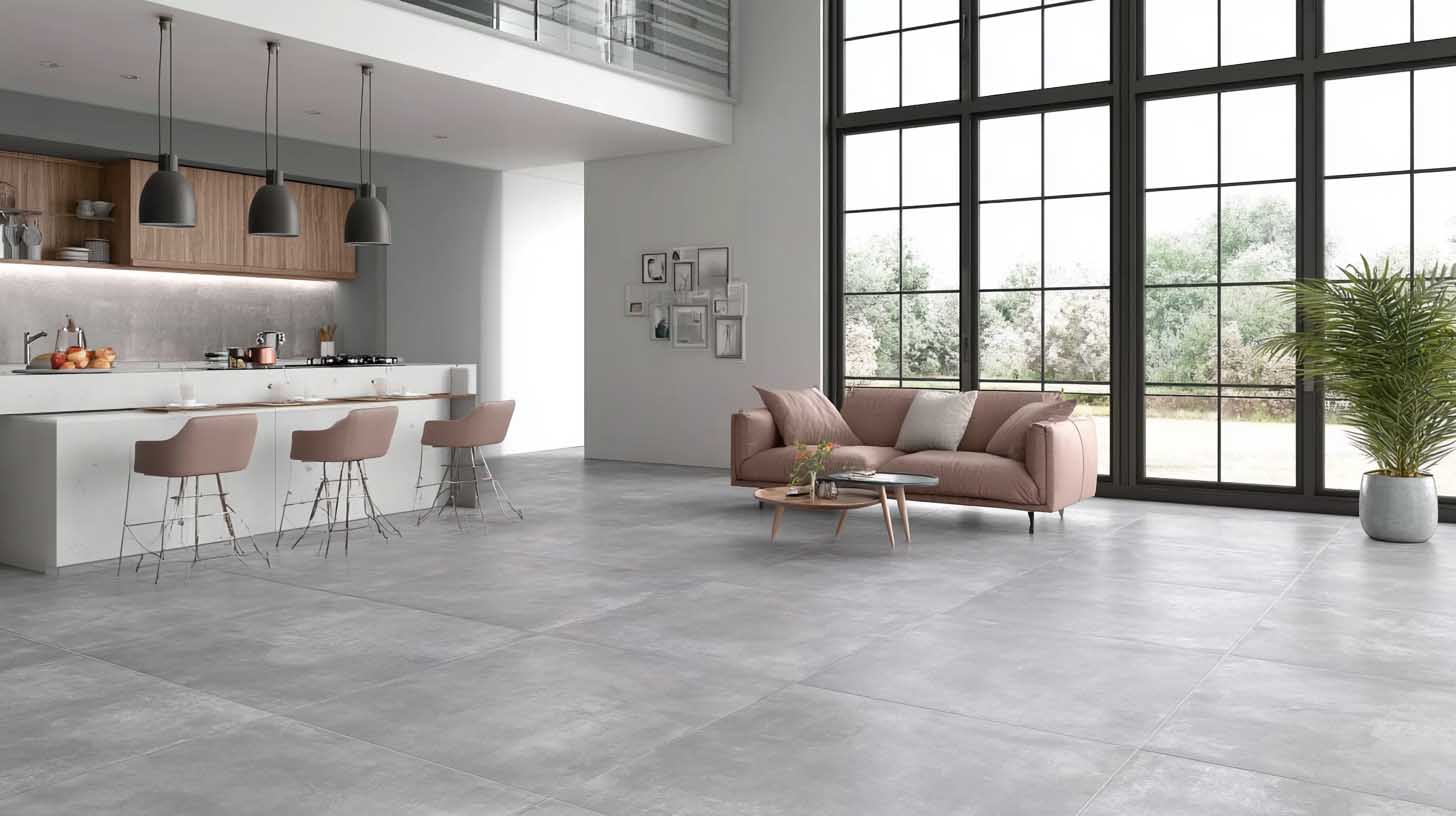 Large Kitchen Floor Tiles